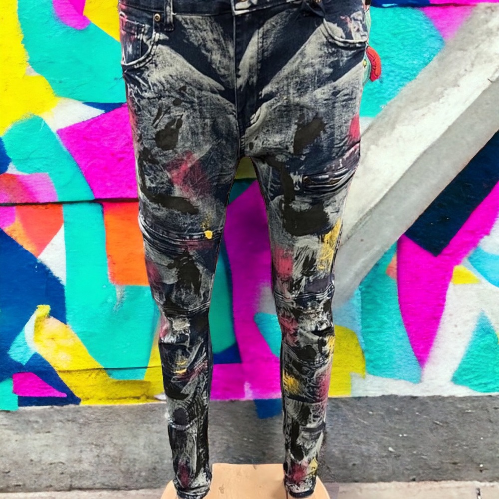 Rebel skinny fit jeans